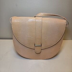 Elegant Light Peach Crossbody Bag